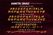 NORTH ZONE. //Urban Brush//, a Blackletter Font by ErgibiStudio (Thumbnail 11 of 12)