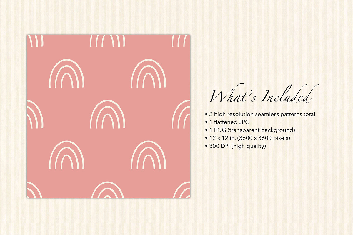 Pink Rainbow Surface Patterns, a Pattern Graphic by Quinn Lane Designs (Photo 3 of 6)