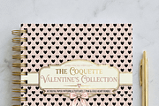 Coquette Valentines Digital Paper, a Pattern Graphic by Photohacklovers (Thumbnail 6 of 9)