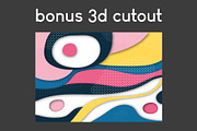 Abstract compositions and cards set, a Pattern Graphic by pixelwerk (Thumbnail 4 of 4)