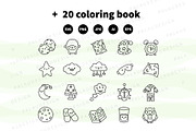 Night Thing Clipart Set, a Decorative Illustration by Palau (Thumbnail 11 of 12)