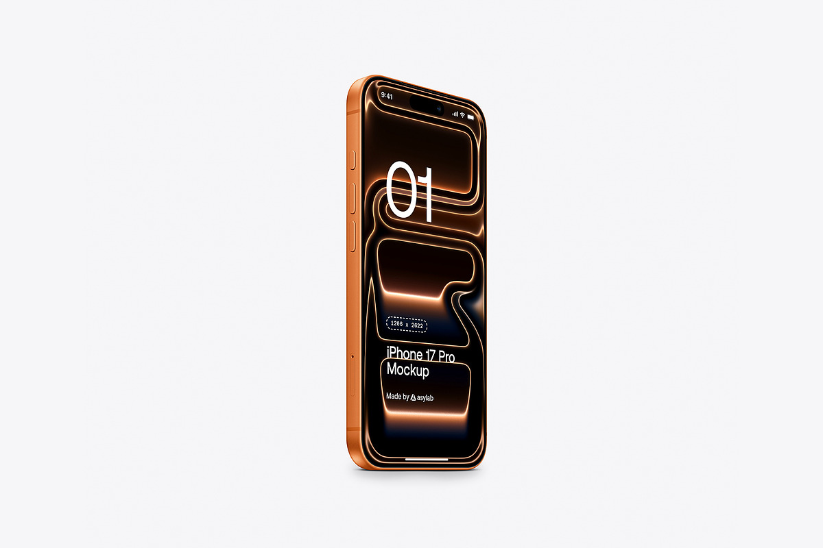iPhone 17 Pro - 24 Mockups Scenes, an iPhone Mockup by Asylab (Photo 40 of 61)