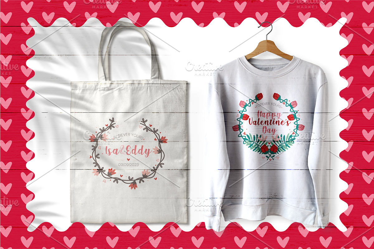12 Valentines day sublimation print, an Illustration by himoki (Photo 4 of 4)