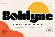 Boldyne, a Slab Serif Font by Wow Magic (Thumbnail 1 of 5)