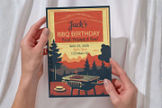 Vintage BBQ Birthday Invitation, an Invitation Template by Sunny Jar Designs (Thumbnail 3 of 3)