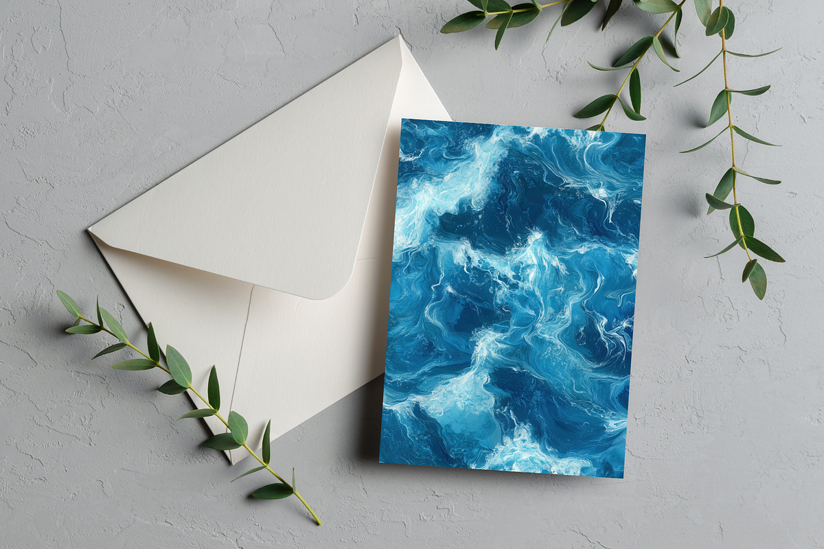 Blue Waves Textures, a Texture Graphic by Artful Assets Boutique (Photo 4 of 4)