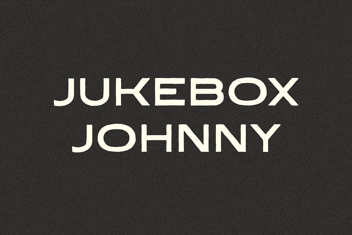 Jukebox Johnny I A Sans Serif Font, a Sans Serif Font by Taylor Penton (Photo 2 of 4)