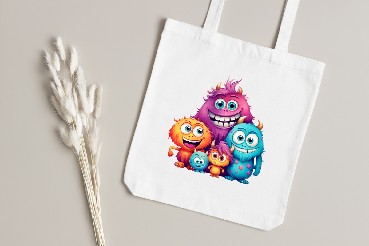 Cute Monster Family Watercolor Clipa, an Object Graphic by Regulrcrative (Photo 8 of 11)