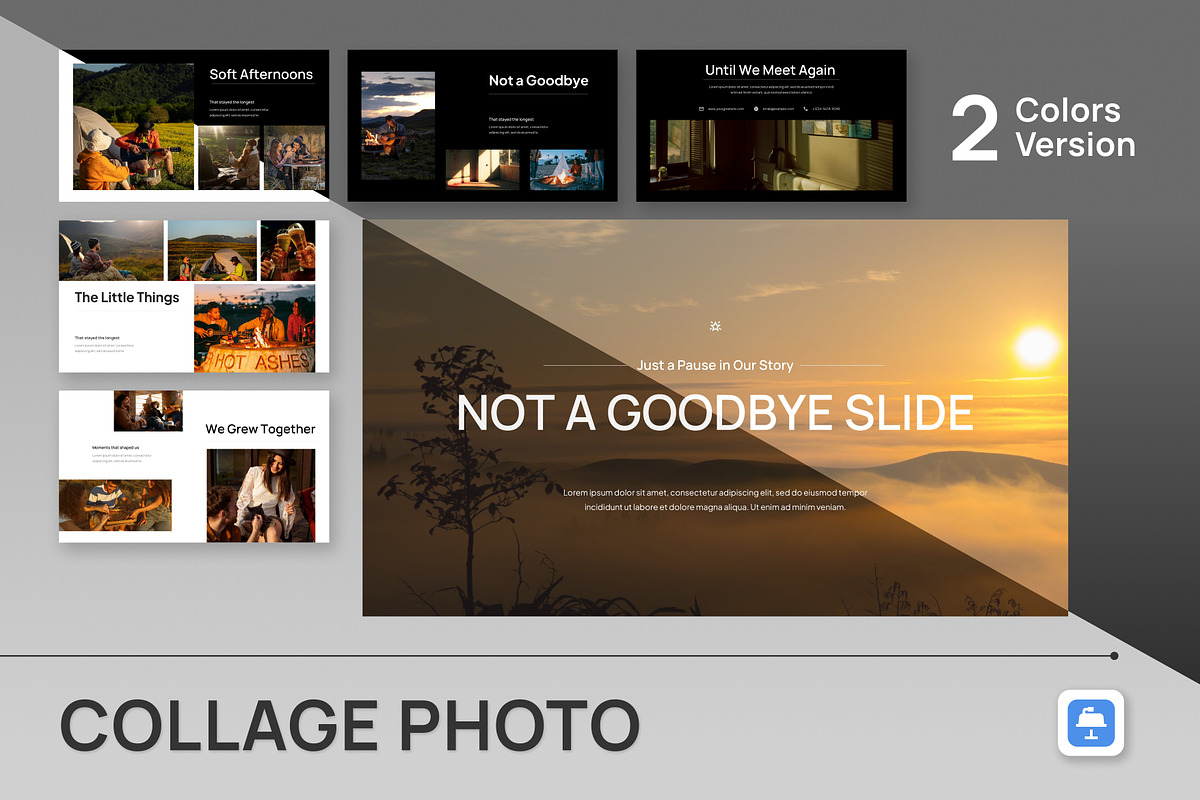 Collage Photo Keynote, a Presentation Template by Antstheme (Photo 1 of 4)