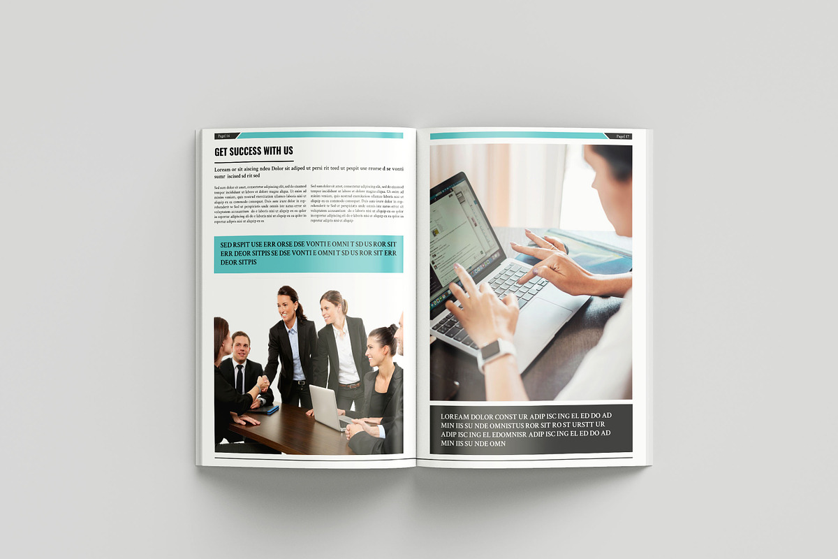 Business Brochure Template, a Brochure Template by Template Shop (Photo 6 of 12)