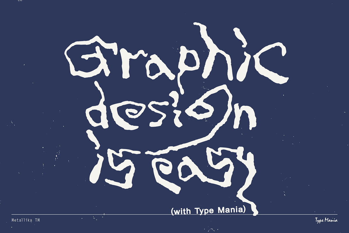 Metallika TM – Wicked Script Font, a Script Font by Type Mania (Photo 13 of 13)