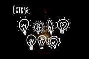 Bright Idea, a Font by Kitaleigh (Thumbnail 4 of 4)