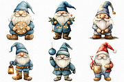 Christmas Gnome Sublimation Clipart, an Illustration by Craft Nest (Thumbnail 3 of 6)