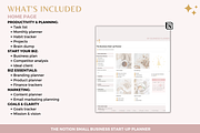 Notion template business planner, a Templates & Theme by Cate Creates (Thumbnail 3 of 8)