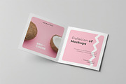 Four Fold Square Brochure Mock-up, an Advertising Mockup by zippypixelstudio (Thumbnail 3 of 13)