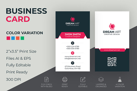 Corporate Business Card Template