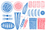 Japanese Cuisine Vector Collection, a Food Illustration by Lubov Illustrations Shop (Thumbnail 6 of 7)