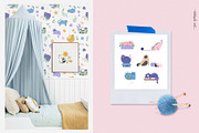Cats and Flowers Illustrations, an Animal Illustration by AlekseliArt (Thumbnail 9 of 11)