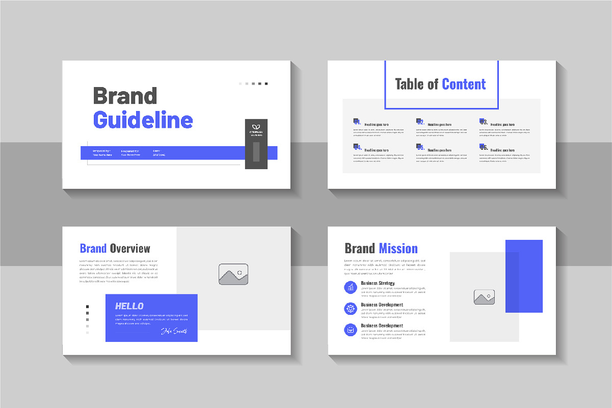 Digital brand guideline presentation, a Presentation Template by Pavel_design (Photo 2 of 4)