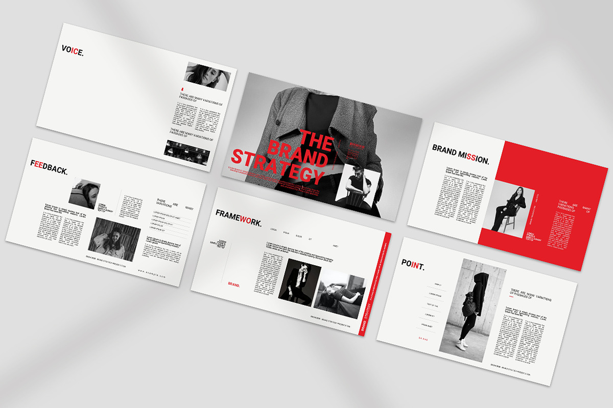 Brand Strategy Presentation Template, a Presentation Template by PrintIdea (Photo 5 of 8)