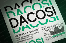 Dacosi - Elegant Serif Typeface