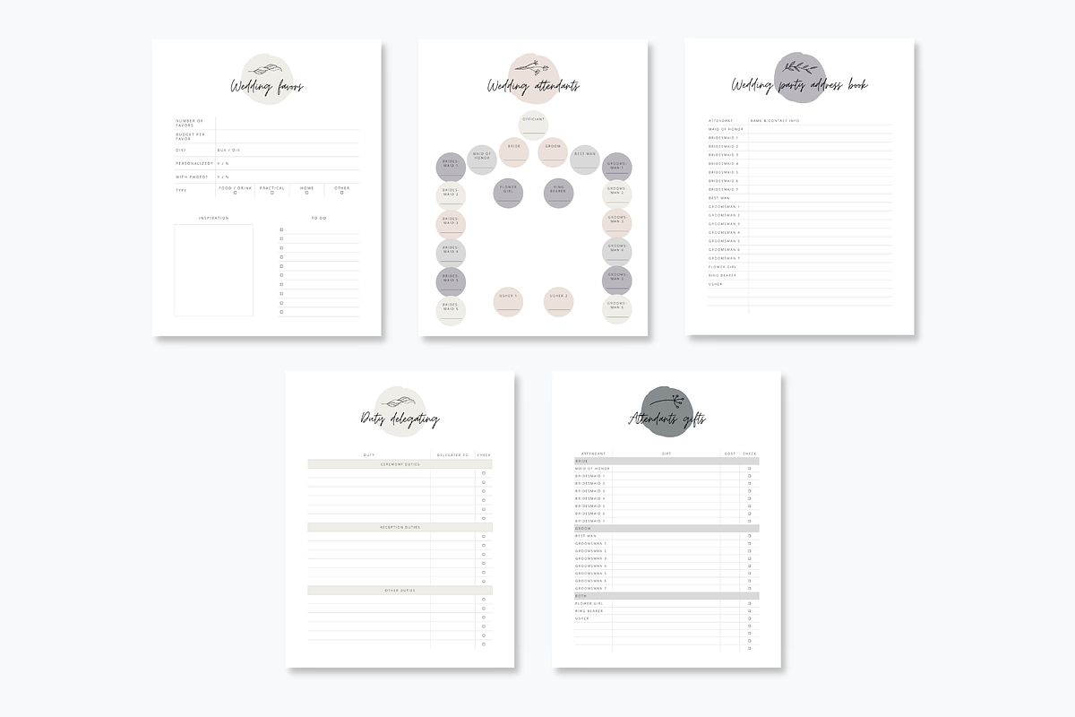 Wedding Template Bundle | Canva, a Templates & Theme by DesignStudioTeti (Photo 8 of 10)
