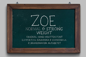 Zoe Handwritten Font