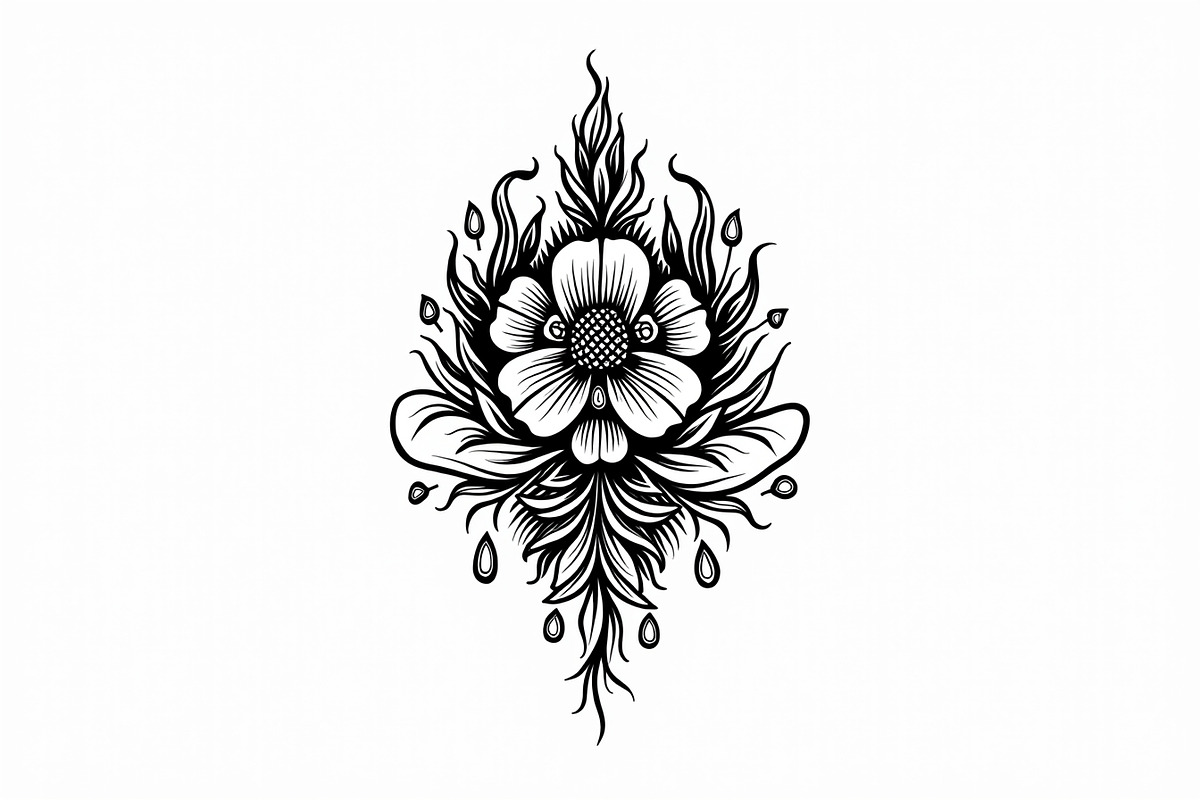 Modern Mandala Line Design, an Illustration by Artivon (Photo 8 of 9)