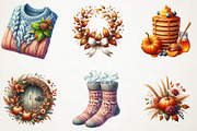 Autumn Aesthetic Elements Clipart, an Illustration by RobertsArt (Thumbnail 3 of 7)
