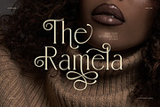 The Ramela Elegant Serif Font, a Serif Font by Graphicxell (Thumbnail 1 of 8)