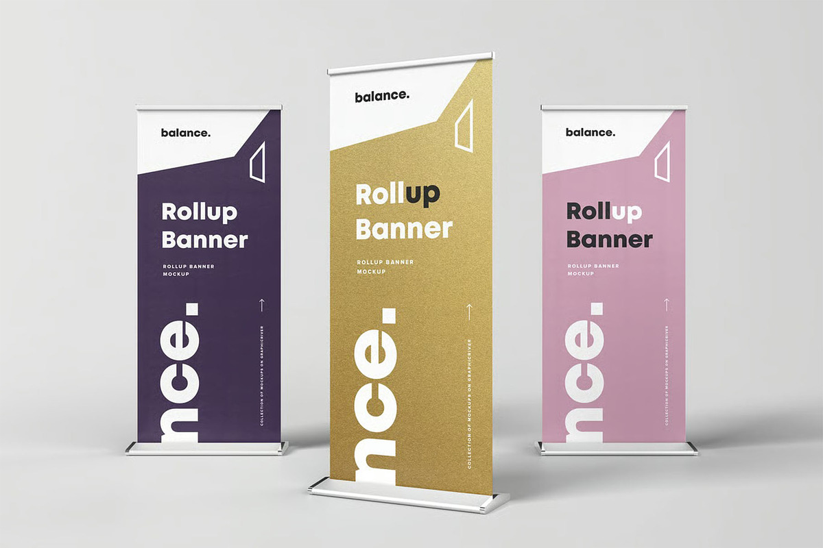 Roll Up Banner Mock-up, an Advertising Mockup by zippypixelstudio (Photo 5 of 9)