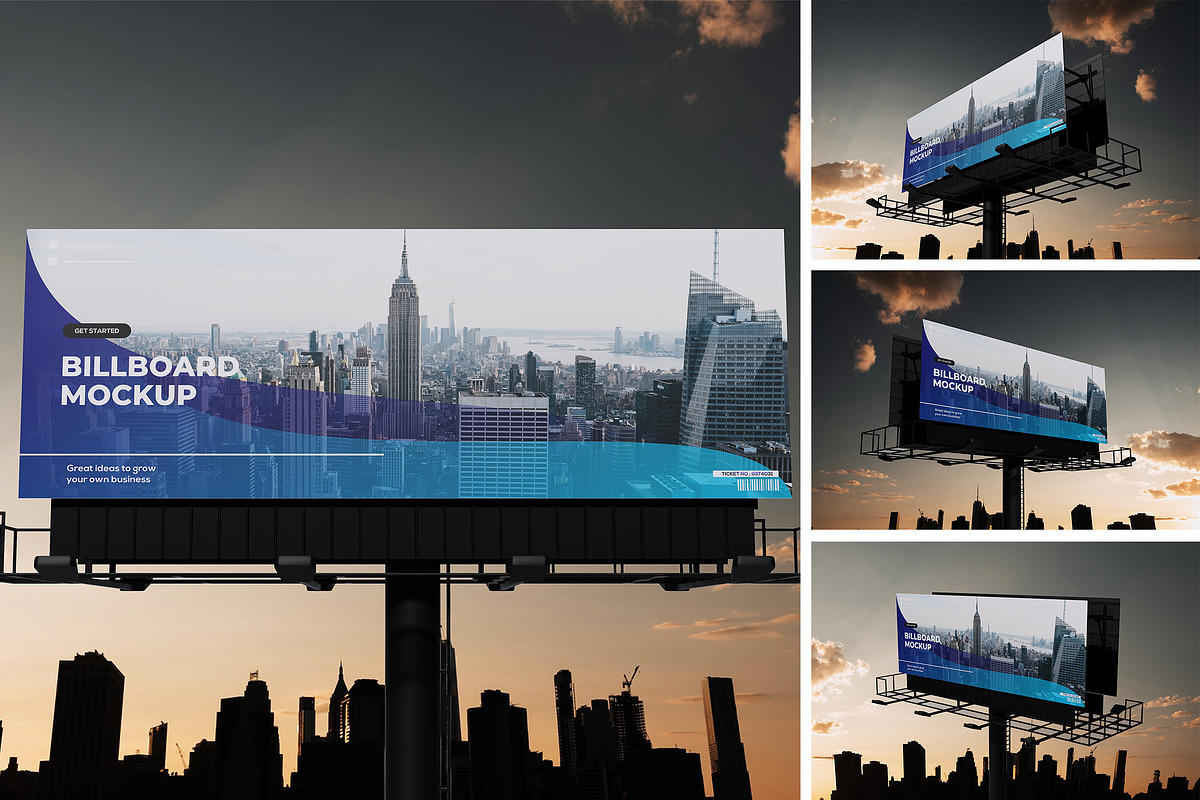 Billboard Mockup, an Advertising Mockup by xavier_studio (Photo 1 of 5)