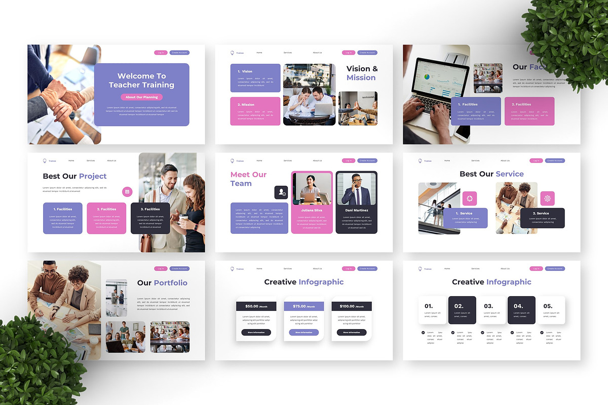 Teacher Training - Education GSL, a Presentation Template by Deepslide Studio (Photo 2 of 6)