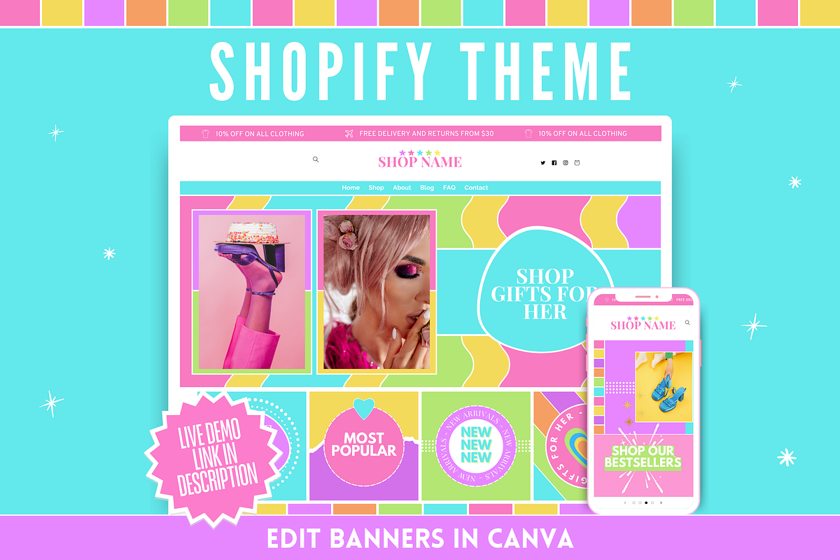 Shopify Theme and Templates, a Shopify Template by SunshineStudioBoutique (Photo 1 of 9)