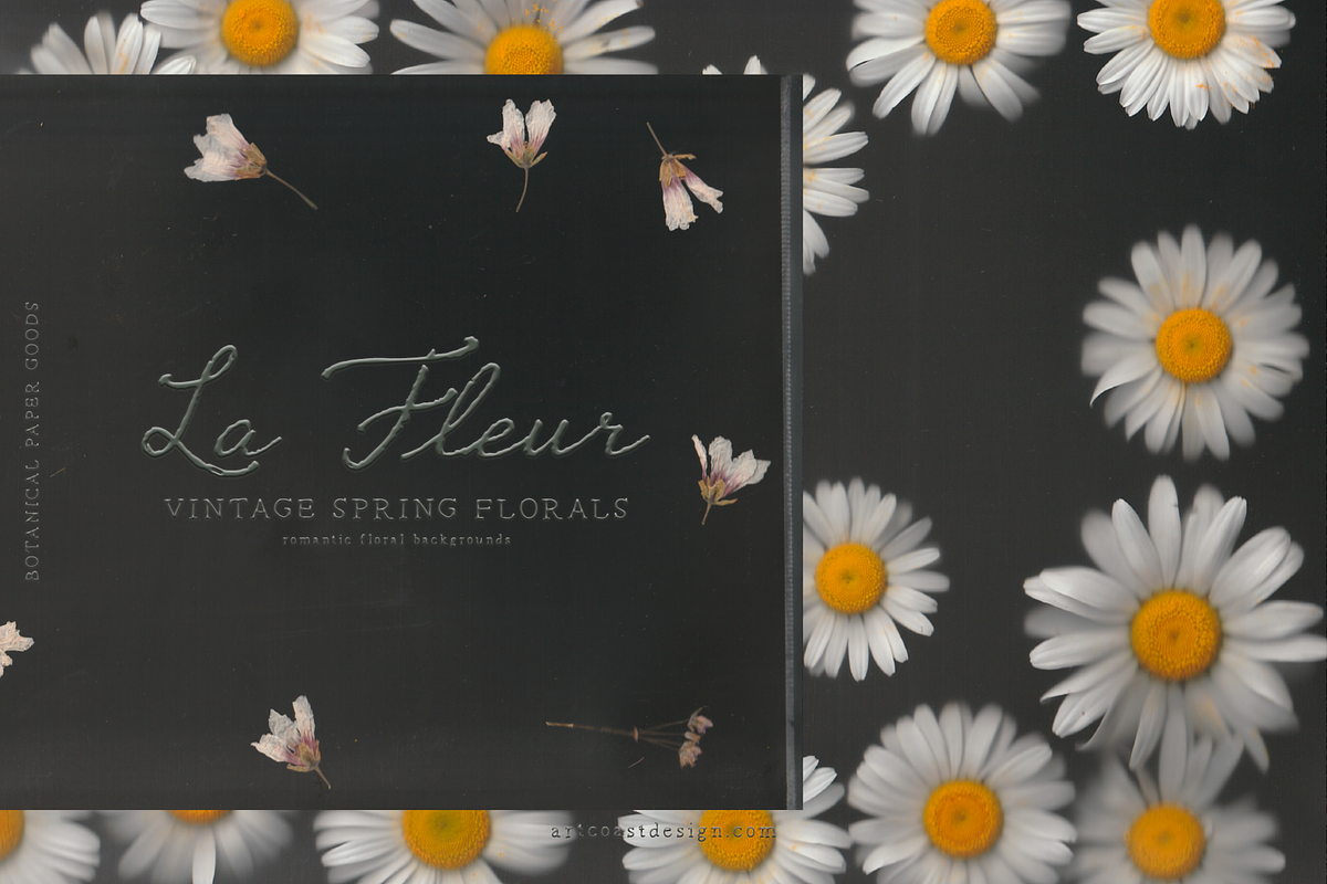 La Fleur — Vintage Spring Florals, a Wallpaper Graphic by nadispasibenko (Photo 3 of 12)