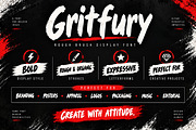 Gritfury, a Script Font by Wow Magic (Thumbnail 2 of 6)
