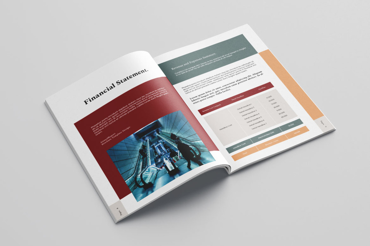 Annual Report Vol.58, a Brochure Template by Bewalrus Studio (Photo 5 of 11)