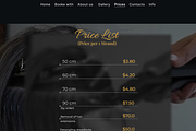 Website for Premium Beauty Brand, a Branding & Logo Template by WebDesignDaria (Thumbnail 5 of 5)