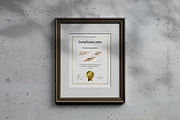 Letter Certificate Partout Mockup, an Advertising Mockup by Se٧enStudio (Thumbnail 5 of 9)