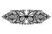 Butterfly Floral Vintage Frame Bundl, an Illustration by Creativeshirt (Thumbnail 21 of 51)