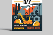 Labour Day Flyer Template, a Flyer Template by MightyDesign (Thumbnail 5 of 8)