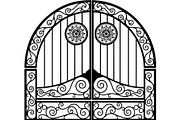 Decorative Iron Gate Bundle, a Decorative Illustration by Designer_Momina (Thumbnail 21 of 26)