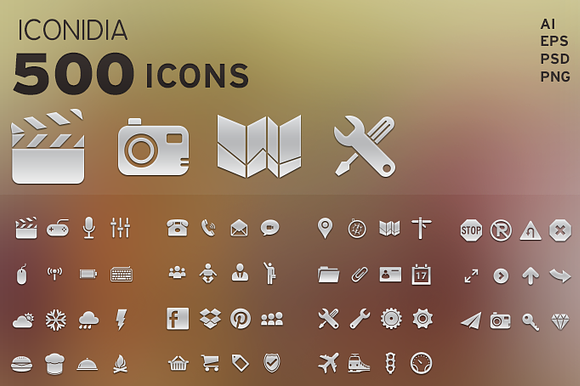 500 Icons Iconidia