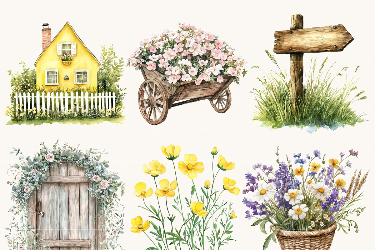 Watercolor Pastel Whispers Clipart, a Person Illustration by Design Scotch (Photo 5 of 8)