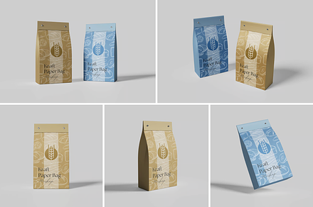 Kraft Paper Bag Mockup