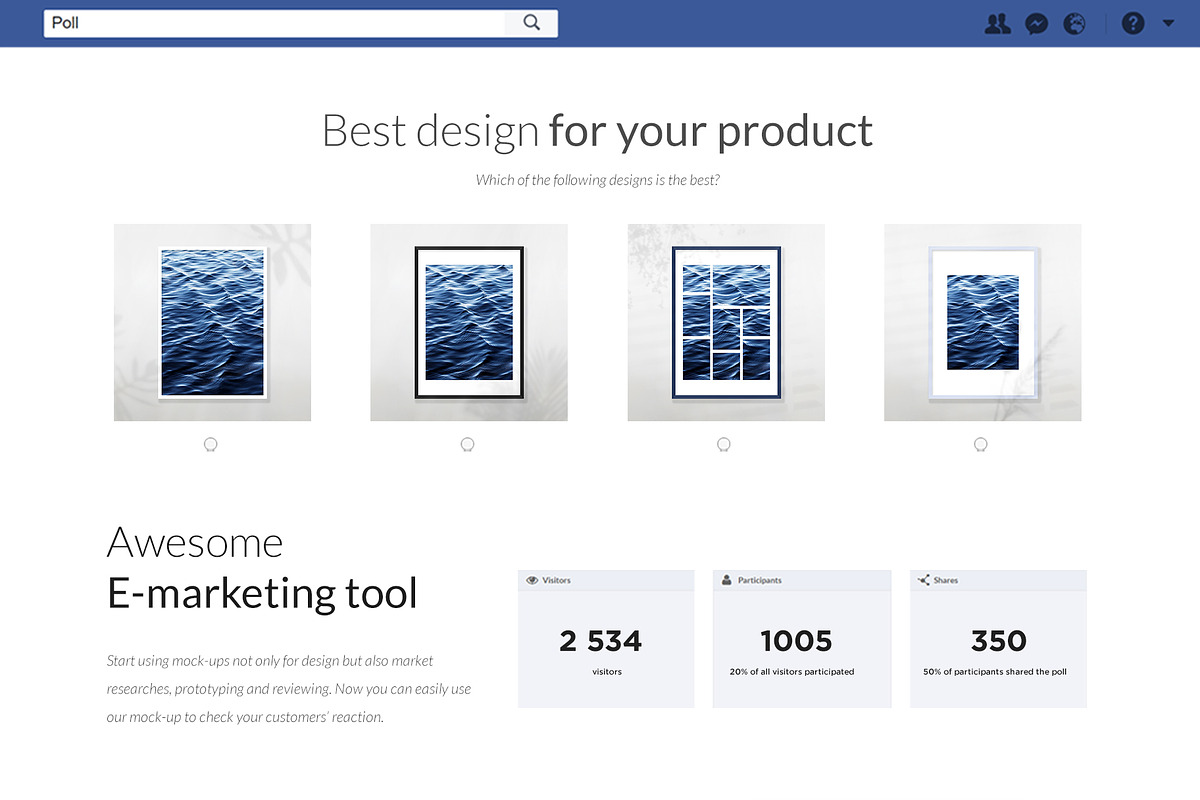 Automatic Frame with Shelves Creator, a Household Mockup by Apparel_Mockups (Photo 6 of 6)