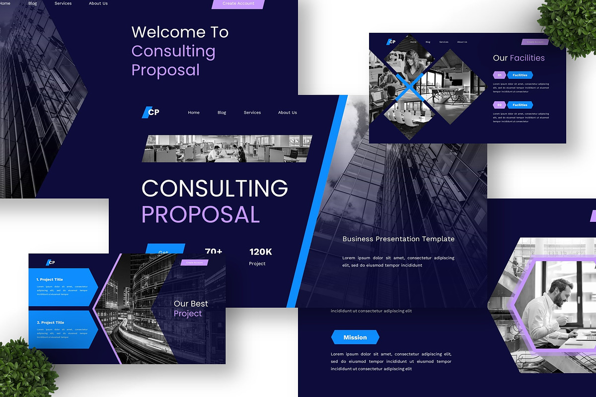Consulting Proposal - Business GSL, a Presentation Template by Deepslide Studio (Photo 4 of 6)