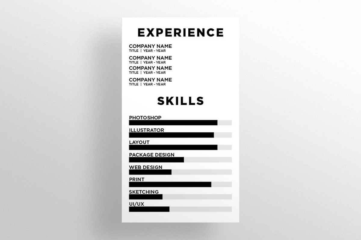 The Resume - Business Card Template, a Business Card Template by xxDeadPixels (Photo 5 of 5)