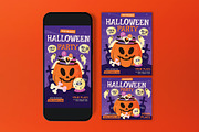 Halloween Party Flyer, a Flyer Template by graphicook (Thumbnail 3 of 3)
