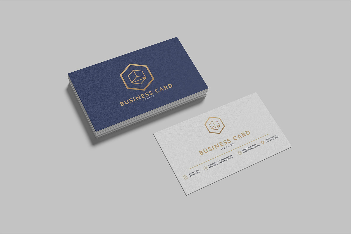 Business Card Mockup, an Advertising Mockup by Graphiculon (Photo 9 of 11)